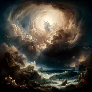 2. Žemė buvo beformė ir tuščia, tamsa buvo virš bedugnės, o Dievo Dvasia plaukiojo virš vandens.