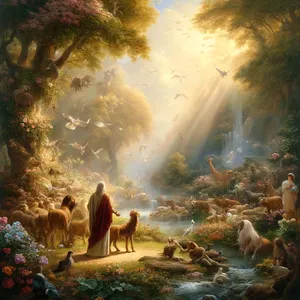 18. Viešpats Dievas pasakė: Nėra gera žmogui būti vienam; padarysiu jam pagalbininką, tinkantį jam.