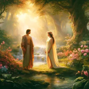 23. Žmogus pasakė: Tai dabar kaulas iš mano kaulų ir kūnas iš mano kūno; ji bus vadinama moterimi, nes ji buvo paimta iš žmogaus.