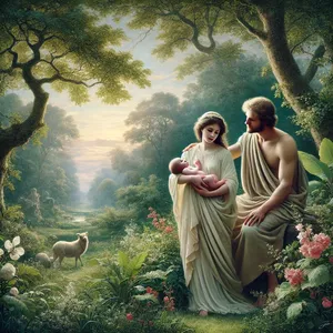 1. Žmogus pažino savo žmoną Ievą. Ji pastojo ir pagimdė Kainą ir tarė: „Įgijau vyrą iš Viešpaties“.