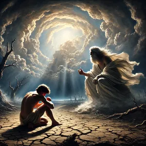 13. Kainas tarė Viešpačiui: „Mano bausmė per sunki, kad galėčiau ją pakelti.