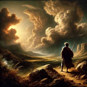 16. Kainas pasitraukė nuo Viešpaties ir apsigyveno Nodo žemėje, į rytus nuo Edeno.