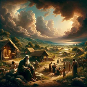 18. Henochui gimė Iradas. Iradas pagimdė Mehujaelį, Mehujaelis pagimdė Metušaelį, o Metušaelis pagimdė Lamechą.