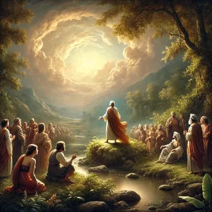 26. Setui taip pat gimė sūnus, kurį jis pavadino Enošu. Tada žmonės pradėjo šauktis Viešpaties vardo.