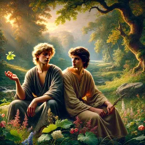 7. Jei gerai elgsiesi, ar nebūsi priimtas? Bet jei blogai elgsiesi, nuodėmė tyko prie durų; jos geismas yra prieš tave, bet tu turi ją valdyti“.