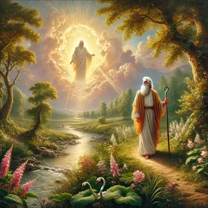 22. Po Metušalo gimimo Henokas vaikščiojo su Dievu tris šimtus metų ir turėjo sūnų bei dukterų.