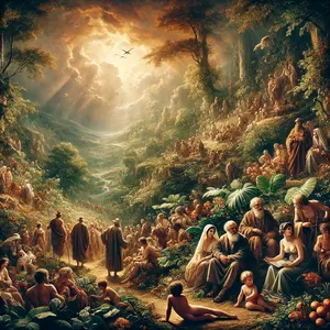 1. Kai žmonių padaugėjo žemėje ir jiems gimė dukterų,