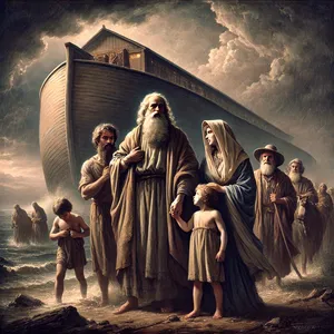 18. Bet su tavimi sudarysiu savo sandorą; tu įeisi į laivą – tu, tavo sūnūs, tavo žmona ir tavo sūnų žmonos su tavimi.