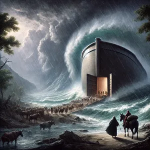 2. Iš visų švarių gyvulių pasiimk su savimi po septynis porinius, patiną ir patelę, o iš nešvarių gyvulių po vieną porą, patiną ir patelę.