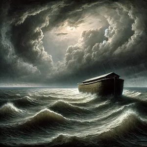 24. Vanduo laikėsi virš žemės šimtą penkiasdešimt dienų.