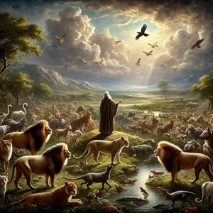 2. Tebūna jūsų bijoma ir jūsų vengiama visų žemės žvėrių, visų padangių paukščių, visko, kas juda žemėje, ir visų jūros žuvų. Jie atiduoti į jūsų rankas.