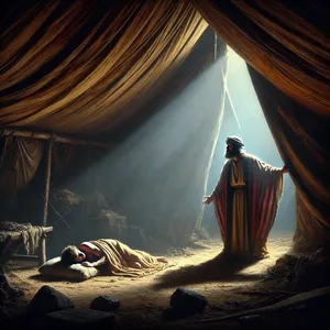 22. Hamas, Kanaano tėvas, pamatė savo tėvo nuogumą ir pasakė apie tai savo dviem broliams, buvusiems lauke.