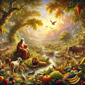 3. Visa, kas juda ir turi gyvybę, bus jūsų maistas; kaip daviau jums žalią augaliją, taip dabar duodu jums viską.